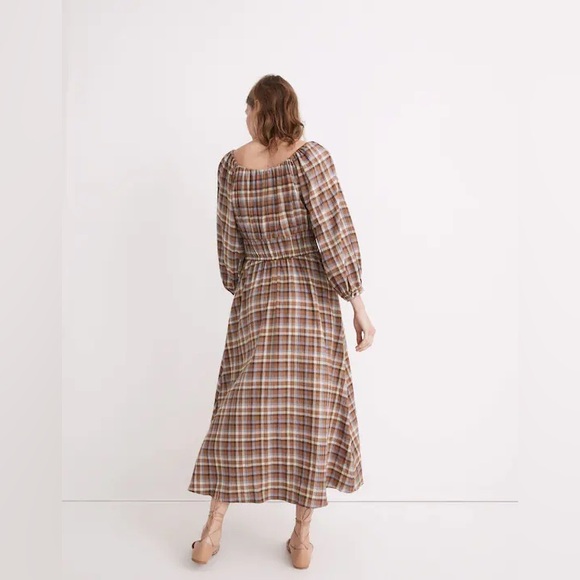 Madewell Sophia Gauze Midi Dress - Picture 3 of 8